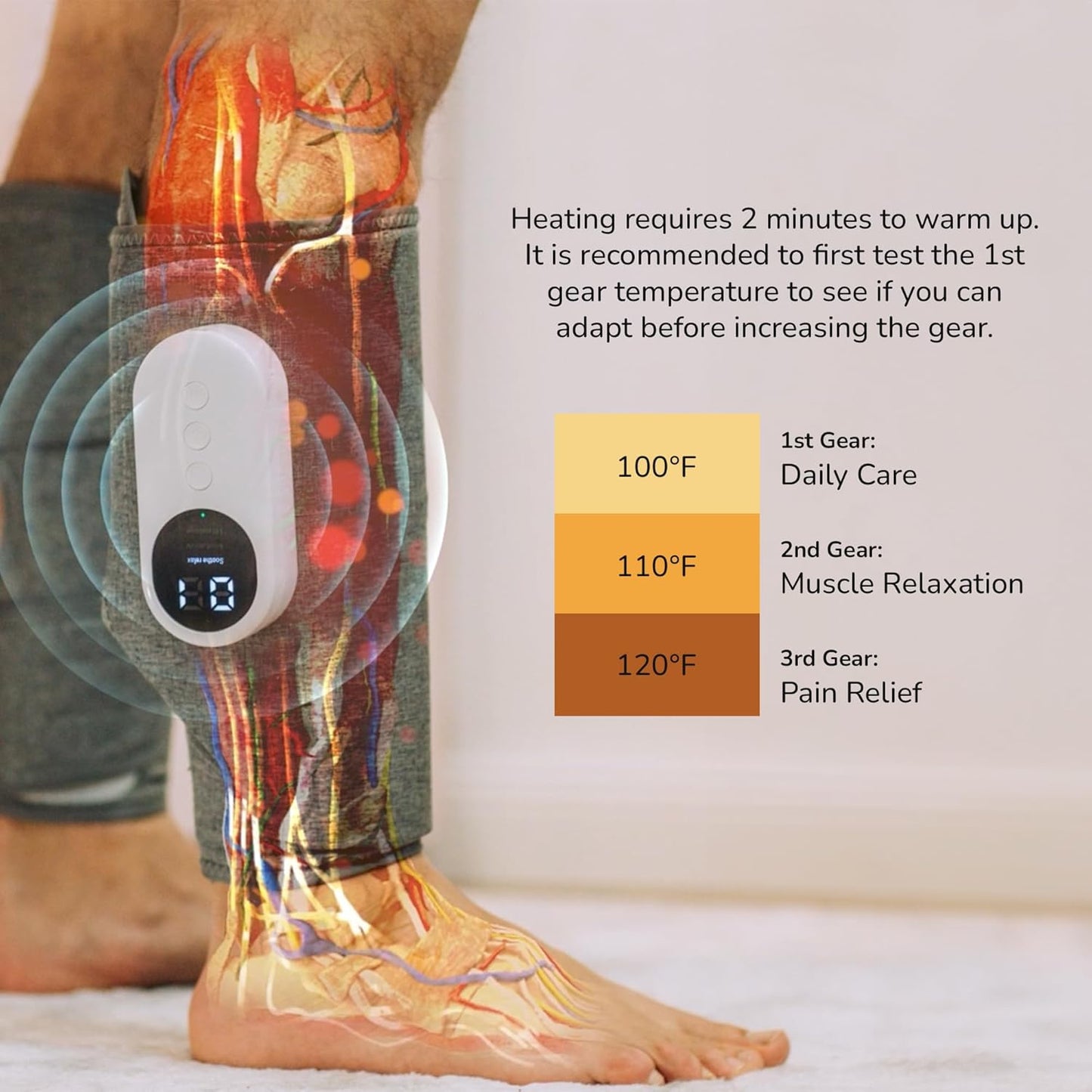 PureRelief 3-in-1 Massager for Muscle Relief