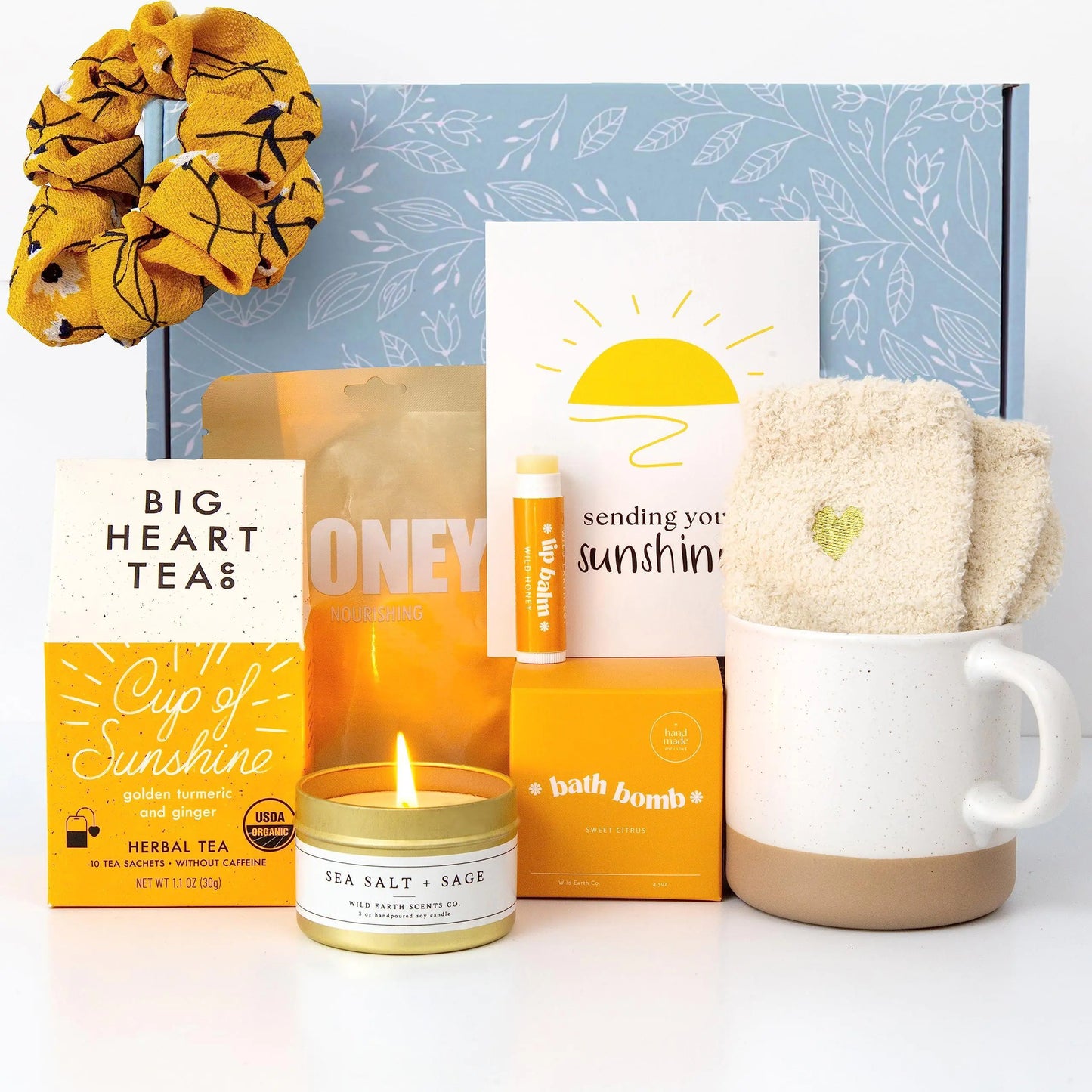 Sunshine Serenity Women's Care Package with Herbal Tea
