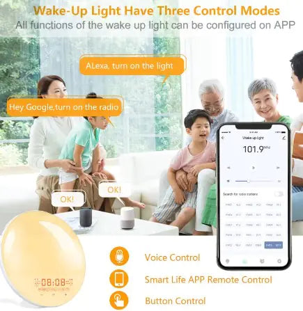 Dayglow Smart Sunrise Alarm Clock