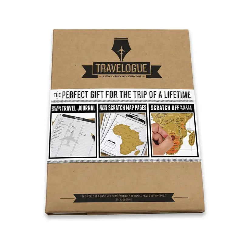 Explorer's Scratch Map Journal