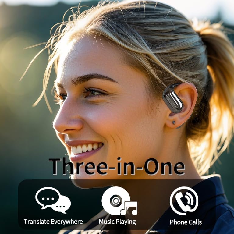 LumiVerse Earbuds: 144 Language Translator for Travel & Business