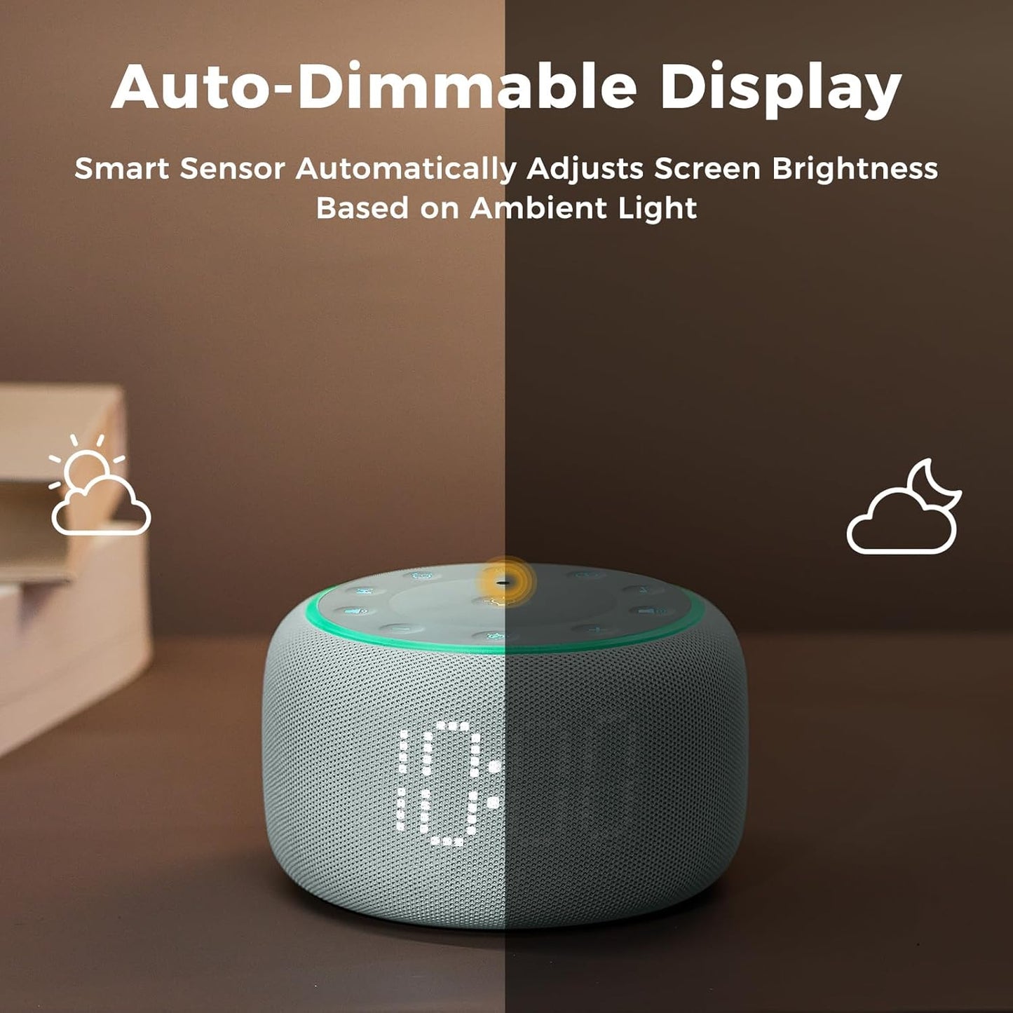 Serenity Sleep Hub - 24 Sounds, Nightlight & Alarm Clock