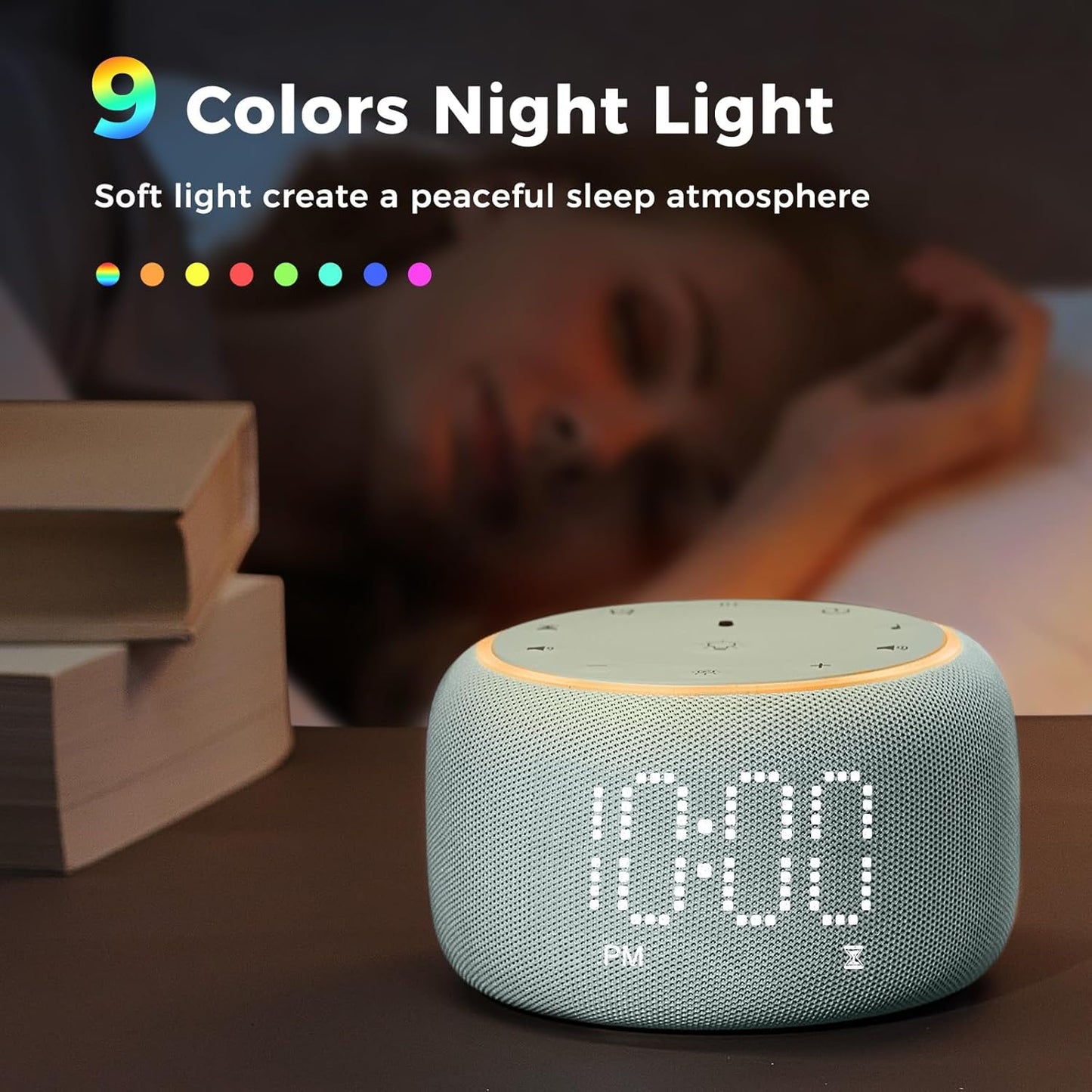Serenity Sleep Hub - 24 Sounds, Nightlight & Alarm Clock