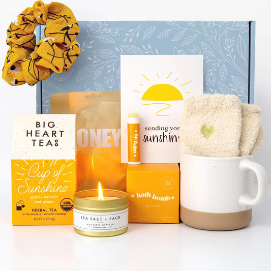 Sunshine Serenity Women's Care Package with Herbal Tea