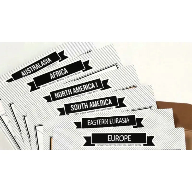 Explorer's Scratch Map Journal