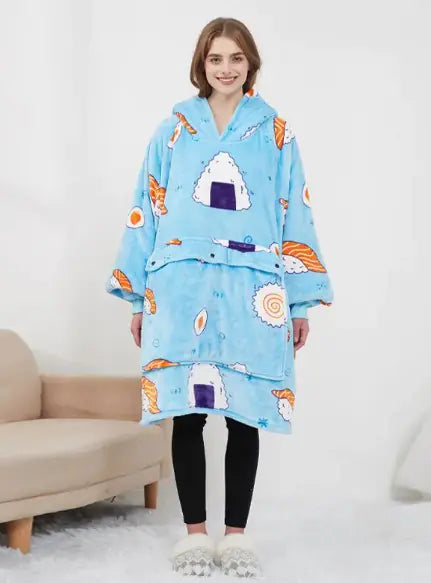 SnugglePro USB Heated Blanket Hoodie