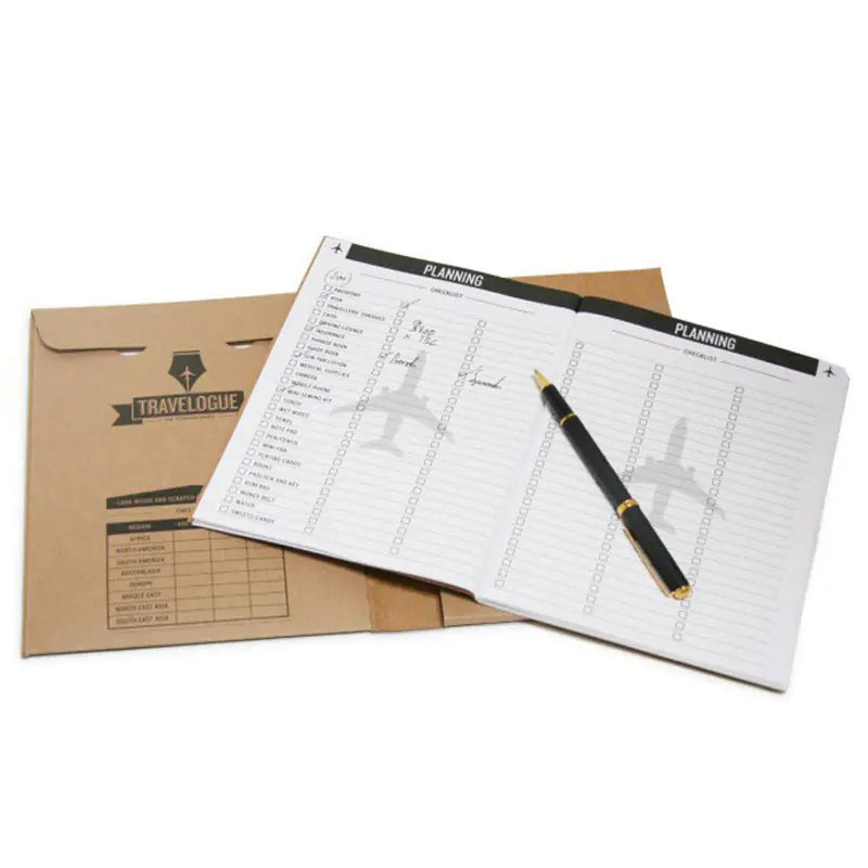 Explorer's Scratch Map Journal